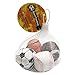 MICHLEY 1.7 Inch Mini Sandbag Sports Balls Outdoor Footbag Classic Set of 4 (Football, Baseball, Basketball, Soccer)