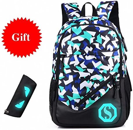 Waterproof oxford fabric boys school bags backpack for teenagers pencil case blue book bag boy one shoulder schoolbag backpack style 7