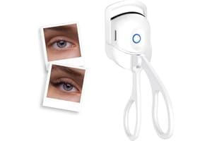 INNOVFUSION Heated Eyelash Curler for Instant Lash Lift: Premium Quality, Type-C Rechargeable, Compact & Travel-Friendly - Adjustable for Natural, Glossier, Lifted Lashes - A Perfect Beauty Gift (Pink)