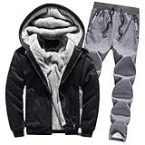 Men's Winter Fleece Tracksuit Lightweight Soft