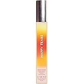 5 SENS Happy Tears Eau de Parfum Travel Spray (10 mL) - Clean, Long-Lasting Fine Fragrance - Warm Floral with Orange Blossom, Arabian Jasmine, White Peach, Creamy Musk & Mandarin - Vegan, Cruelty-Free