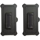 2 Pack Replacement Belt Clip Holster Compatible with OtterBox Defender Series Case for Apple iPhone 14 (6.1")