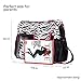 Soho Collection, Zebra Diaper Bag 5 Pieces Set