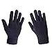 LETHMIK Womens Solid Magic Knit Gloves Winter Wool Lined with Touchscreen Fingers Light Blue