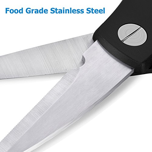 Topwit Kitchen Scissors, Heavy Duty Kitchen Shears with Premium Stainless Steel, Ultra Sharp, Multi-Function Kitchen Utensils for Cooking