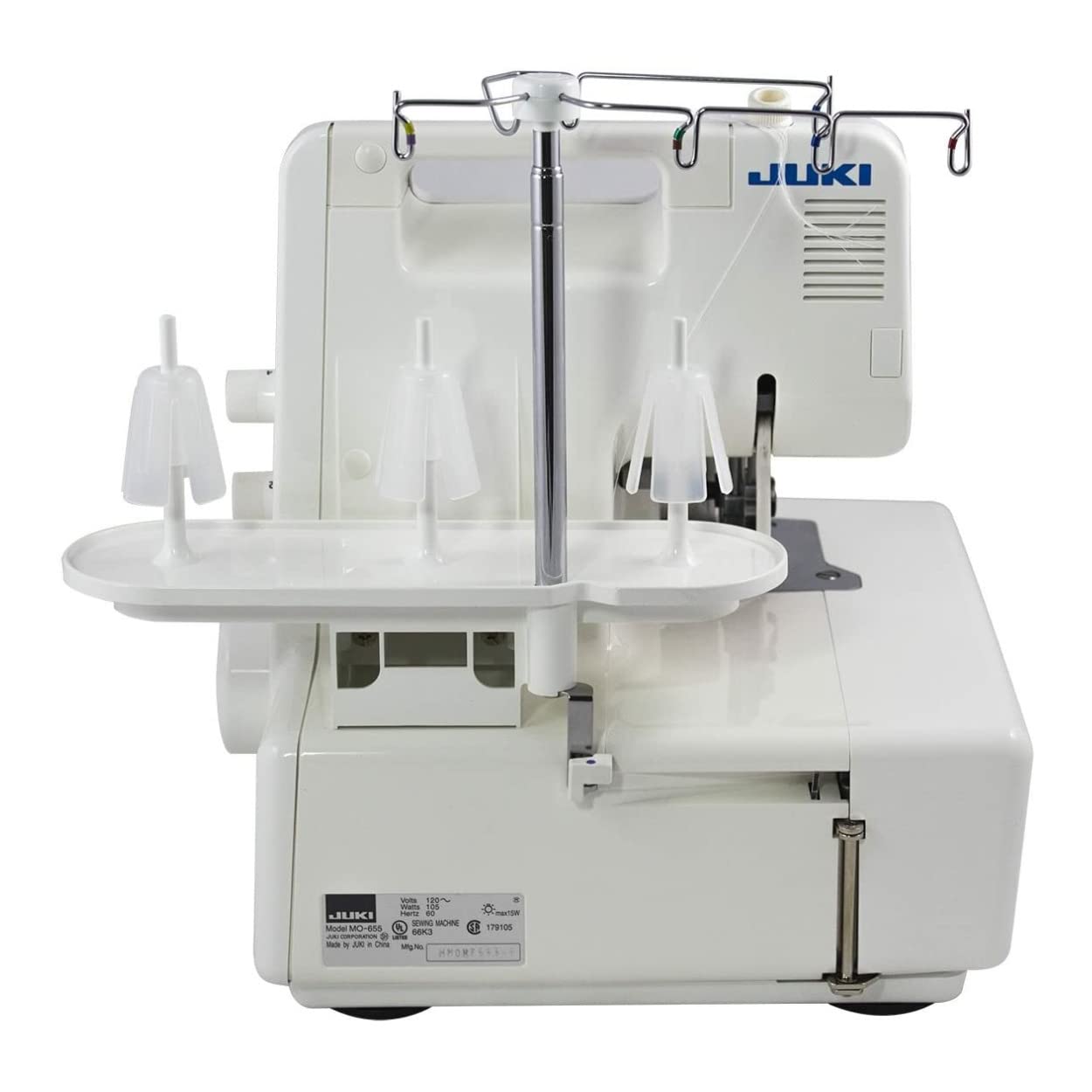 JUKI MO-655 2/3/4/5 Thread Serger Sewing Machine with Pearl Finish