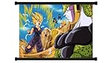 Dragon Ball Z Super Saiyan Gohan Anime Fabric Wall Scroll Poster (32