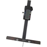Digital Depth Caliper with Detachable Wide Jaw Bridge - 0-6"/150mm Stainless Steel Depth Gauge, 0.001" Precision, Extra-Large LCD Screen for Professionals, Machining &amp; DIY Measurements