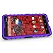 Motorola Droid Maxx/XT-1080M (Verzion) Case, Kuteck Heavy Duty Series Tough Rugged Dual Layer Protection Case Cover with Build in Stand for Motorola Droid Ultra (Late 2013) XT1080 / Droid Maxx XT1080M, Include Stylus Pen (Purple)