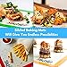 Silicone 3 Piece Non Stick Baking Mats with Measurements 2 Half Sheet Liners and 1 Quarter Sheet Mat, Professional Quality, Non Toxic and FDA Approved, Red, Yellow and Green. By lowpriceever