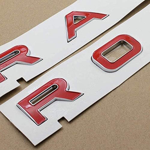 2pc 色 黒テランドローバー レンジローバーイヴォーク軟口蓋sv クロームエッジ文字エンブレム自伝カースタイリングフードとトランクのロゴのバッジ ステッカー サイズのために B08fhkc8l3 立体カーステッカー Red Size 2pc 車の改造ロゴ Text 車の改造ロゴ