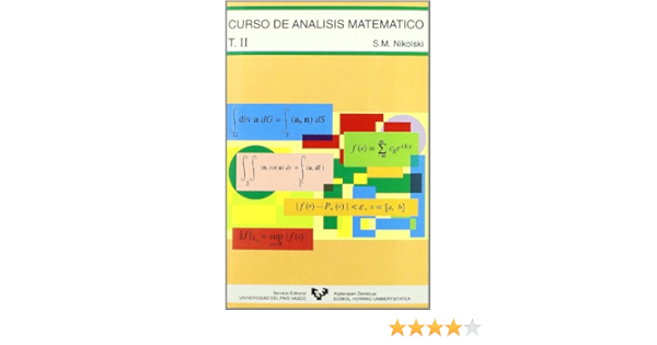 Curso de análisis matemático. Tomo II Manuales Universitarios ...