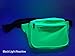 Rave Fanny Pack In Day Glow Colors, Black Light Reactive (Neon Green)