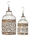 Deco 79 Metal Birdcages, 20-Inch and 15-Inch, Set of 2