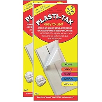 Plasti-Tak - The Original Reusable Adhesive Putty -
