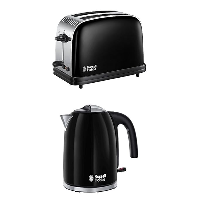 Russell Hobbs 23331 Colour Plus 2Slice Toaster, Black with 20413