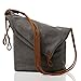 Kemy's Oversized Canvas Crossbody Bags Vintage Messenger Bag Shoulder Satchel Pures Unisex