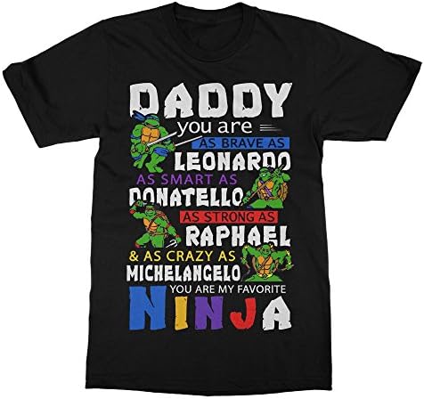 USA Threadz Father TMNT Mutant Ninja Turtles Dad
