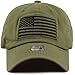 Pit Bull US Flag Patch Tactical Style Cotton Trucker Baseball Cap Hat Army Green
