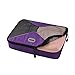 Packing Cubes Travel Space Saver Bags Set of 4 Luggage Organisers Perfect for Men and Women Duffel Bags Suitcase Backpacks Wardrobe & Drawer Storage