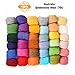 36 Colors Fibre Wool Yarn Roving Spinning Sewing Trimming Merino Fibre Needle Felting