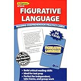 Edupress (EP-3410) Reading Comprehension Practice Cards, Figurative Language, Blue Level