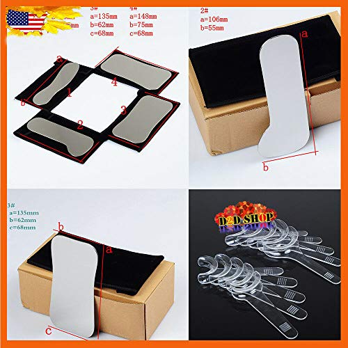 Christzo 4 x Dental Intraoral Clinic Stainless Steel Photography Mirror & 10PCS Mouth Opener - Thumbnail 6