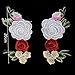 1pieces Large Patches Flower Patch Embroidery Applique Patches Motifs Sew On for Craft Clothing T1805