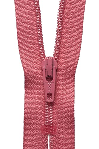 YKK 04020338 Spiralreißverschluss, Metall Nylon, Nein 338 Coral Pink, 20 cm Length