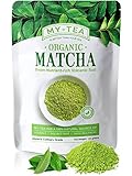 My Tea- Matcha Green Tea Powder Grown From Nutrient-Rich Volcanic Soil USDA Organic Japanese Premium Culinary Grade Green Tea Antioxidants | Pure Non-GMO | Vegan 100 grams Value Pack