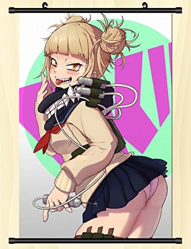 Amazon Coskore タペストリー 僕のヒーローアカデミア My Hero Academia トガヒミコ Himiko Toga 同人 装飾 壁掛け 部屋飾 りポスター 掛ける絵 巻物 軸物 アニメ おしゃれ 萌え 90cmx60cm アニメ 萌えグッズ 通販