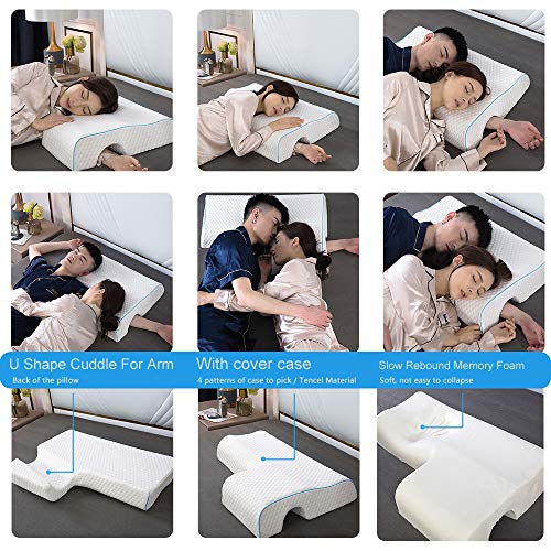GOADAFOO Cuddling Arm Sleeper Pillow for Men Women Neck Pillow