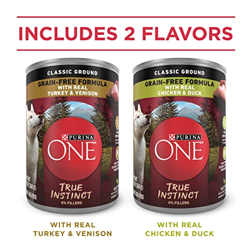 Purina ONE True Instinct Classic Ground GrainFree Formulas With Real