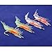 Eachbid 4Pcs Silicone Simulation Noctilucent Soft Prawn Shrimp Fishing Lure Hook Bait