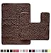 GORILLA GRIP Bathroom Rug Sets, Soft Chenille 2 Piece Area Rugs Set, Toilet Base Mat and 30
