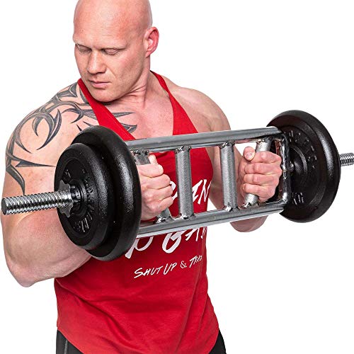 CP-Sports-Trizeps-Trainer-Hantelstange-30mm-Trizeps-Bizeps-Stange-Hantel-Rahmenhantel-inkl-Sternverschluss-oder-Schnellverschluss-Trizepsbomber