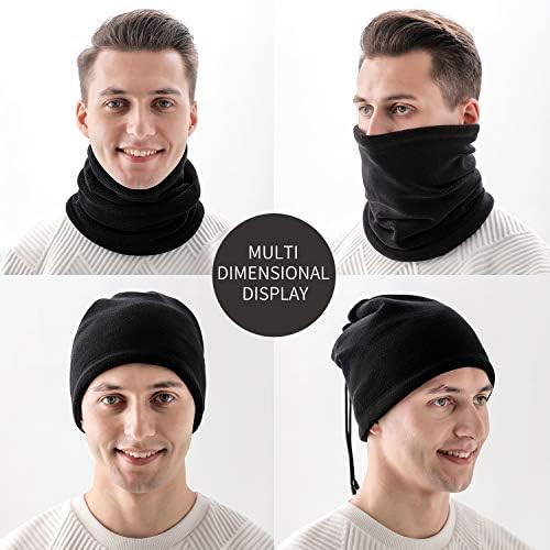 A breathable winter neck gaiter keeping you warm in cold weather.