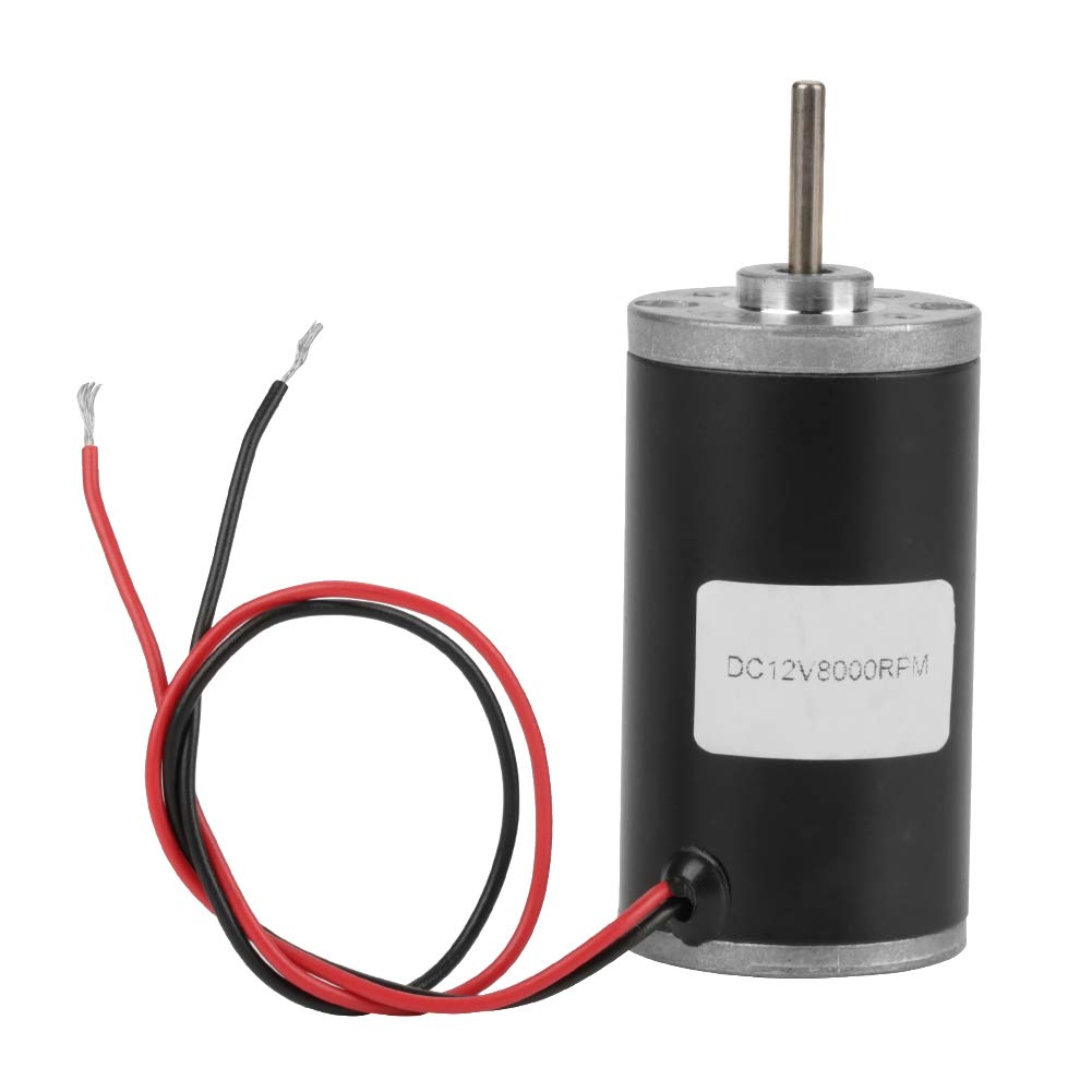 31ZY Permanent Magnet Dc Motor Reversible Electric Gear Motor for Diy Generator CW/CCW 6V/12V/24V 3500-8000rpm (12V 8000rpm)