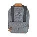 Laguna Tide Travel Diaper Bag Backpack w/Padded Infant Changing Mat | 12-Pocket Trendy Designer Tote w/Adjustable Shoulder Straps, Removable Stroller Straps | Waterproof Carryall (Gray)