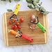 Vegetable Peeler trio set by BUTTERLEE. Potato, apple, fruit, kiwi, carrot, veggie Y-shaped stainless steel swivel, serrated, julienne, garnish peelers with non-slip comfortable grip handle, set of 3