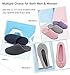 ULTRAIDEAS Men's Lightweight Cotton Slippers with Memory Foam and Soft Sole (Blue/Blue,9-10)