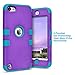 Galaxy J7 Case, ULAK Anti Slip Galaxy J7 Case Dust Scratch Shockproof Protective Cover for Samsung Galaxy J7 J700 (2015) with Hybrid High Soft Silicone + Hard PC Case (Purple/Blue)