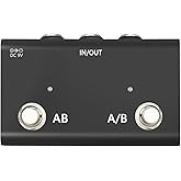 Adoerpai ABY Pedal Channel Switch Box Line AB Selector True Bypass For Guitar Effect Pedal