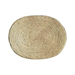 Be Wild Handwoven Jute Rug, Natural Fibres, Braided Reversible Carpet for Bedroom Living Room Dining Room (13X19 INCH…