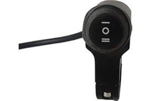 RAYANA 7/8" 22mm Motorcycle ATV Handlebar Control Switch on/Off/on Button Waterproof for Headlight Fog Light 12V
