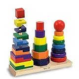 Kitchen MELISSA & DOUG GEOMETRIC STACKER (Set of 6) Book