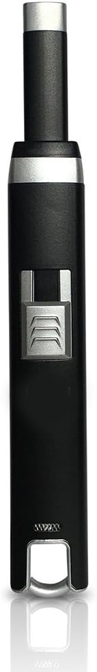 [2016 Starcook Candle Arc Lighter, USB Rechargeable Electronic Windproof Flameless Arc Lighter Cigarette Lighter Fit for Home Kitchen BBQ Camping Emergence Fireplace Lighter (Black)