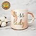 VILIGHT Boss Lady Mug Gifts for Wife Mom and Girl - Female Entrepreneur Business Owner Coffee Cup for Woman 11.5 oz