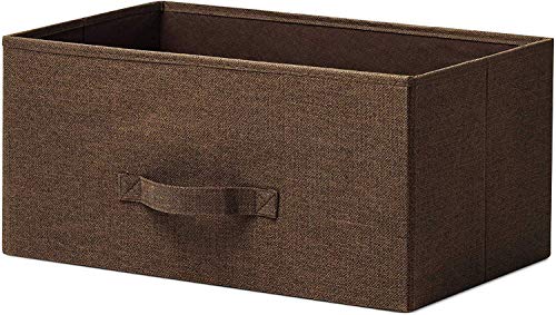 7-Drawers-Dresser-Furniture-Storage-Tower-Unit-for-Bedroom-Hallway-Closet-Office-Organization-Steel-Frame-Wood-Top-Easy-Pull-Fabric-Bins-BrownBrown