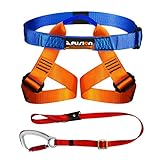 Fusion Climb Kids Backyard Zip Line Kit Harness Lanyard Bundle FK-K-HL-01